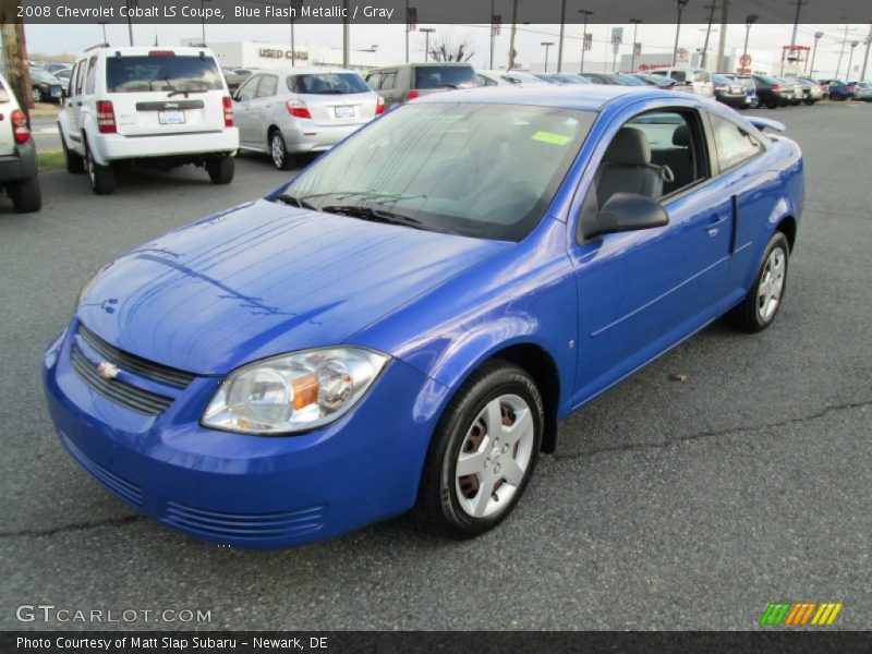 Blue Flash Metallic / Gray 2008 Chevrolet Cobalt LS Coupe