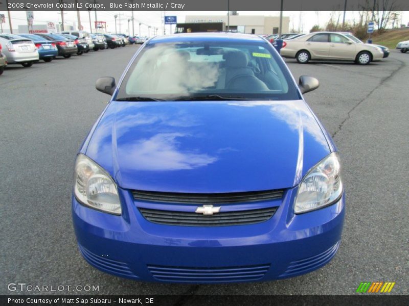 Blue Flash Metallic / Gray 2008 Chevrolet Cobalt LS Coupe