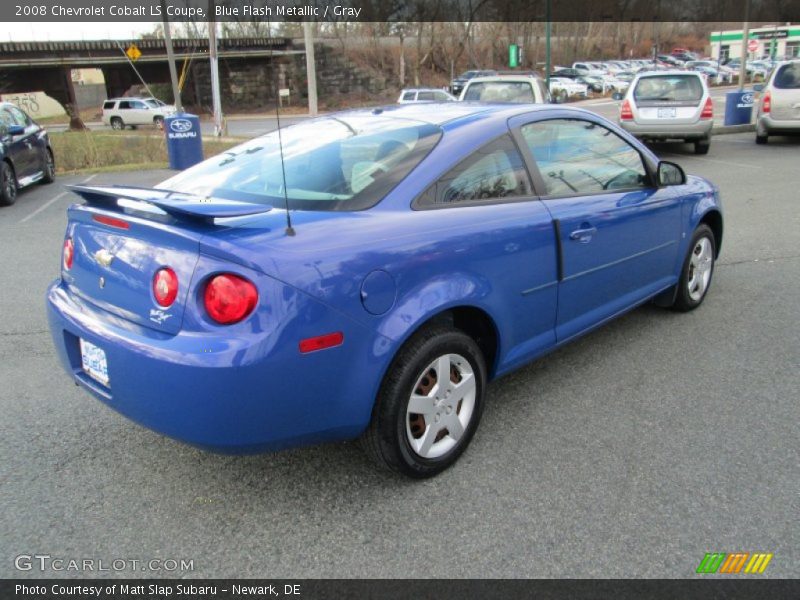Blue Flash Metallic / Gray 2008 Chevrolet Cobalt LS Coupe
