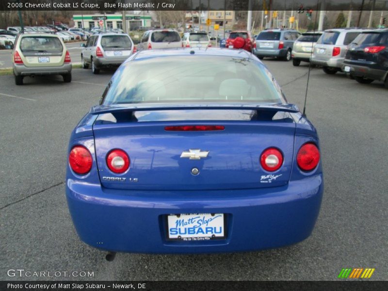 Blue Flash Metallic / Gray 2008 Chevrolet Cobalt LS Coupe