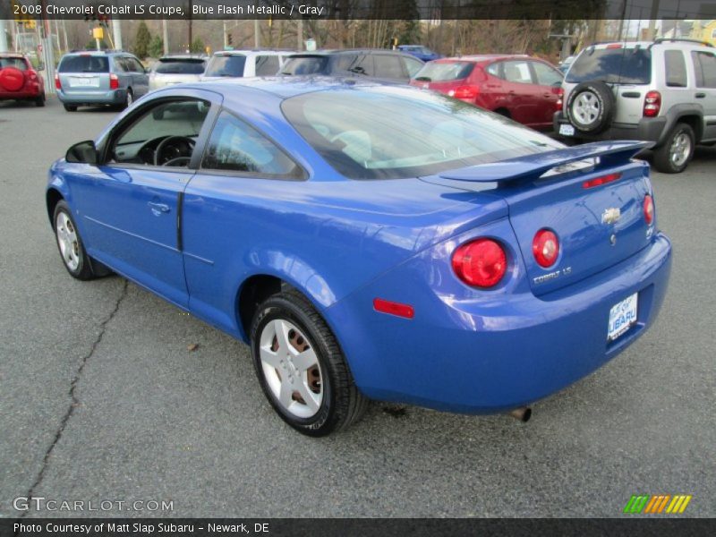 Blue Flash Metallic / Gray 2008 Chevrolet Cobalt LS Coupe