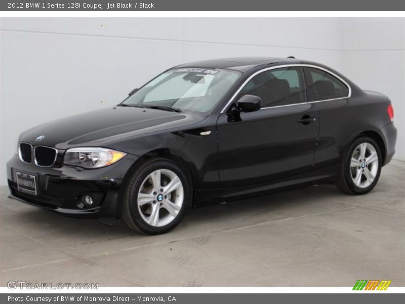 Jet Black / Black 2012 BMW 1 Series 128i Coupe