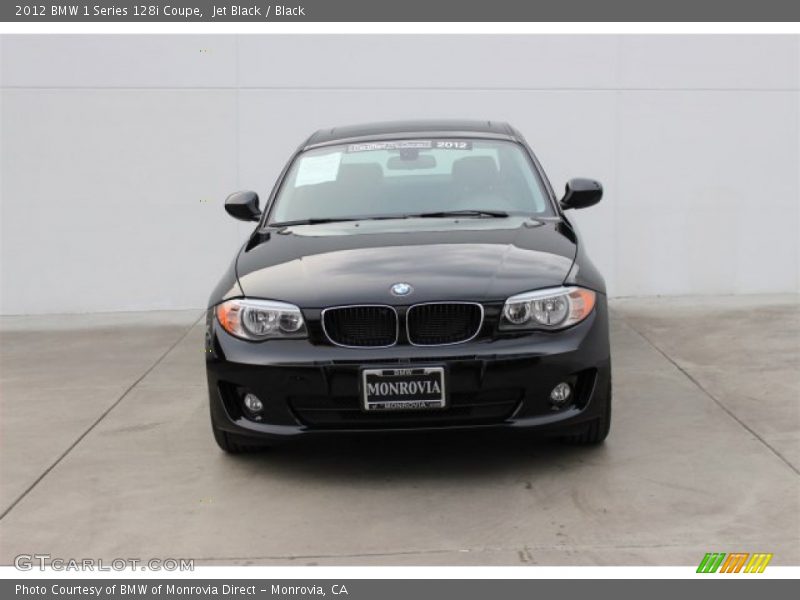 Jet Black / Black 2012 BMW 1 Series 128i Coupe