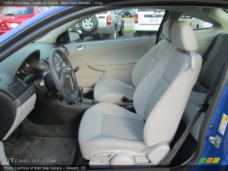 Blue Flash Metallic / Gray 2008 Chevrolet Cobalt LS Coupe
