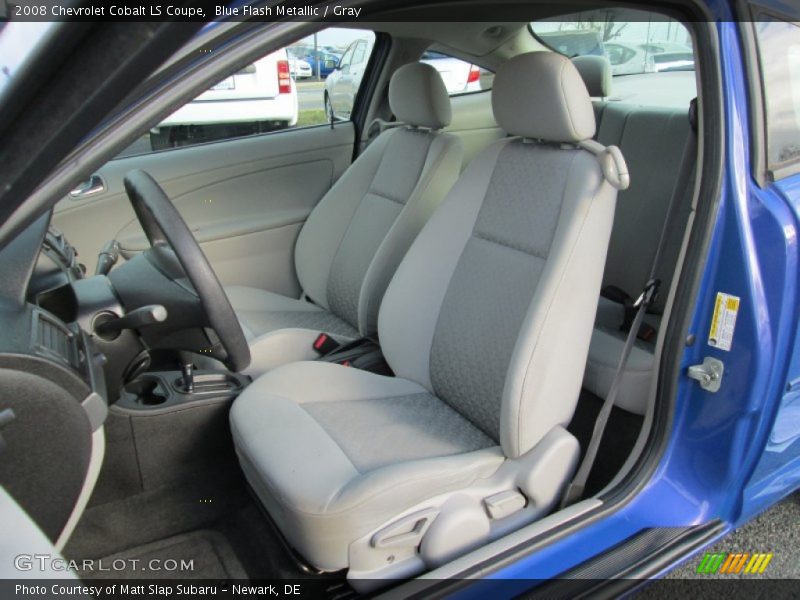 Blue Flash Metallic / Gray 2008 Chevrolet Cobalt LS Coupe