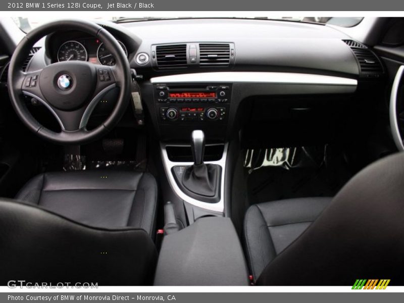 Jet Black / Black 2012 BMW 1 Series 128i Coupe