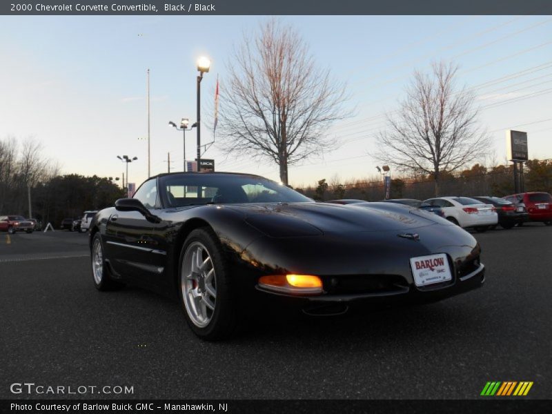 Black / Black 2000 Chevrolet Corvette Convertible