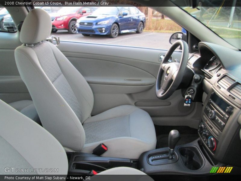Blue Flash Metallic / Gray 2008 Chevrolet Cobalt LS Coupe