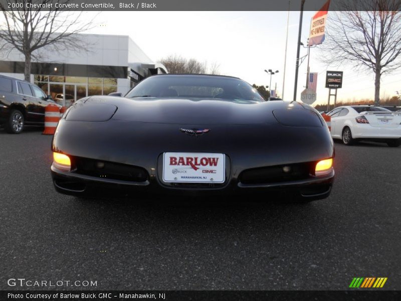 Black / Black 2000 Chevrolet Corvette Convertible