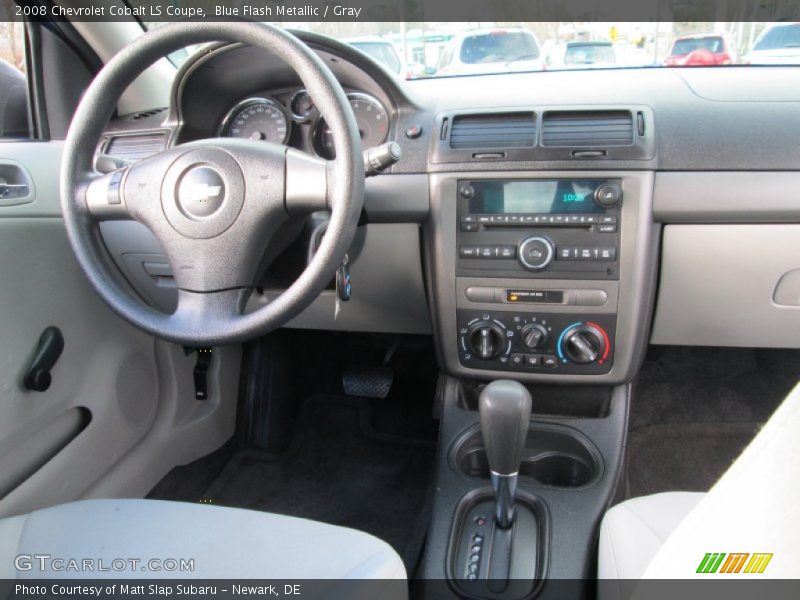 Blue Flash Metallic / Gray 2008 Chevrolet Cobalt LS Coupe