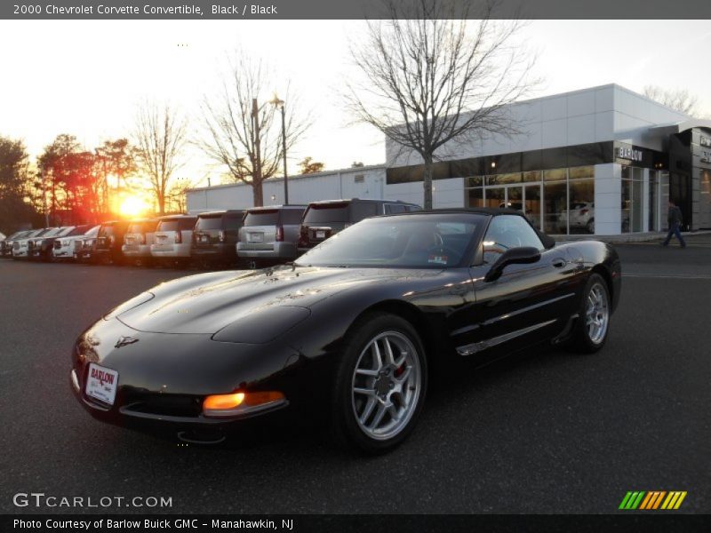 Black / Black 2000 Chevrolet Corvette Convertible