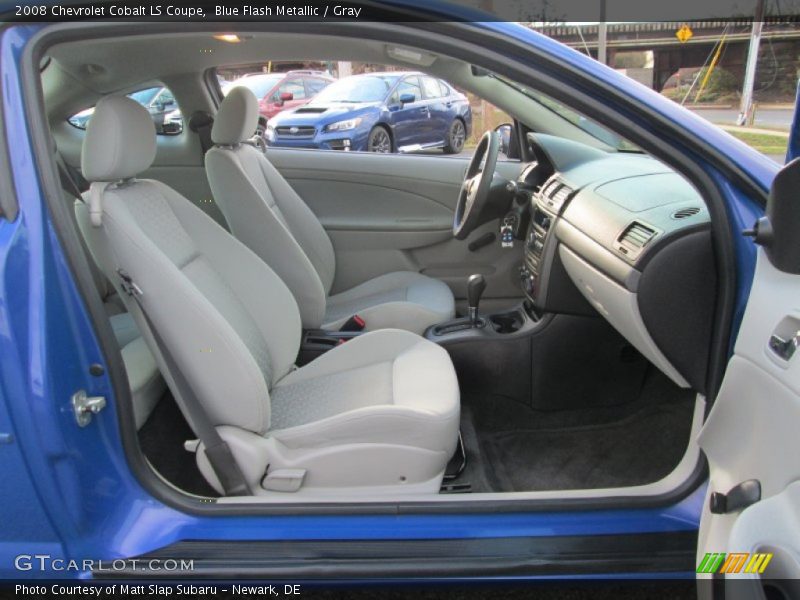 Blue Flash Metallic / Gray 2008 Chevrolet Cobalt LS Coupe