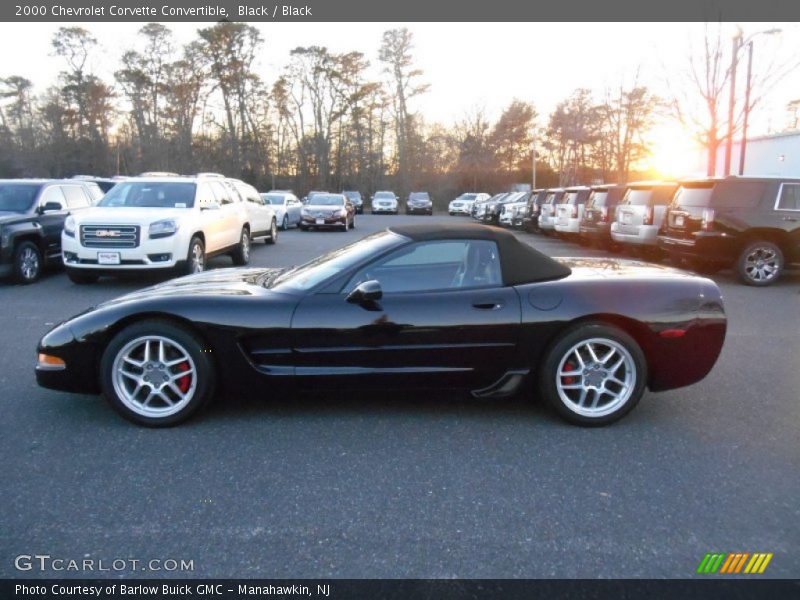 Black / Black 2000 Chevrolet Corvette Convertible