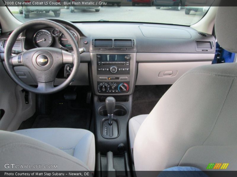 Blue Flash Metallic / Gray 2008 Chevrolet Cobalt LS Coupe