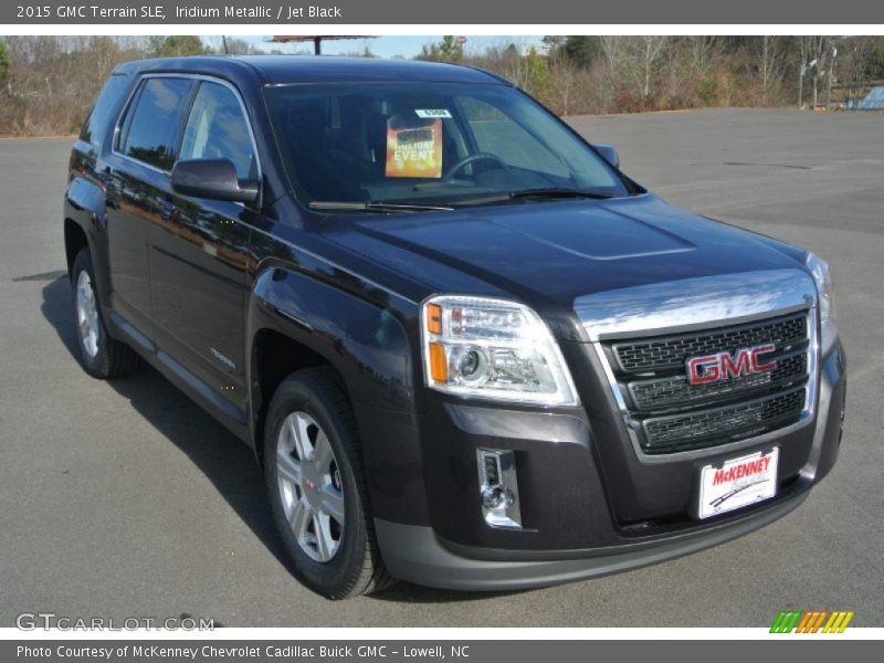 Iridium Metallic / Jet Black 2015 GMC Terrain SLE