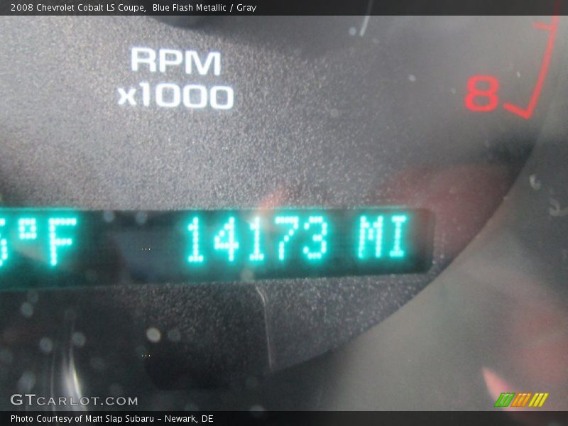 Blue Flash Metallic / Gray 2008 Chevrolet Cobalt LS Coupe