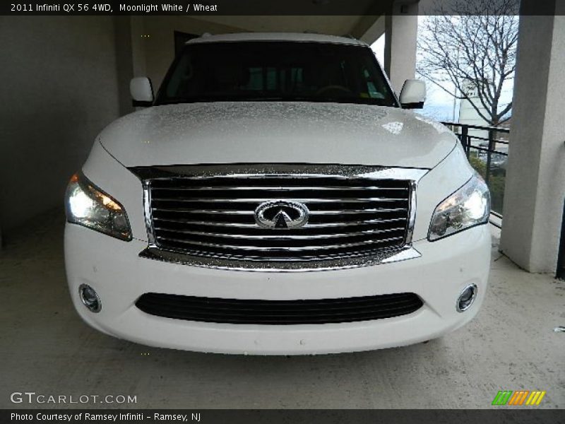 Moonlight White / Wheat 2011 Infiniti QX 56 4WD