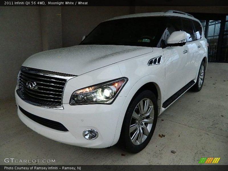 Moonlight White / Wheat 2011 Infiniti QX 56 4WD