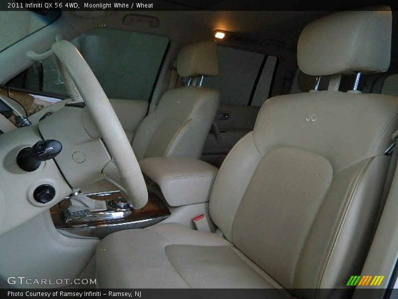 Moonlight White / Wheat 2011 Infiniti QX 56 4WD