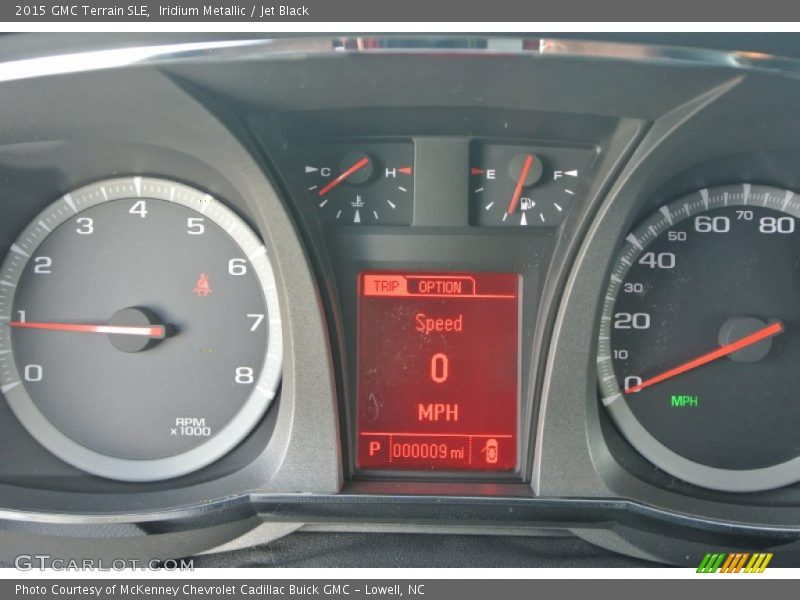 Iridium Metallic / Jet Black 2015 GMC Terrain SLE