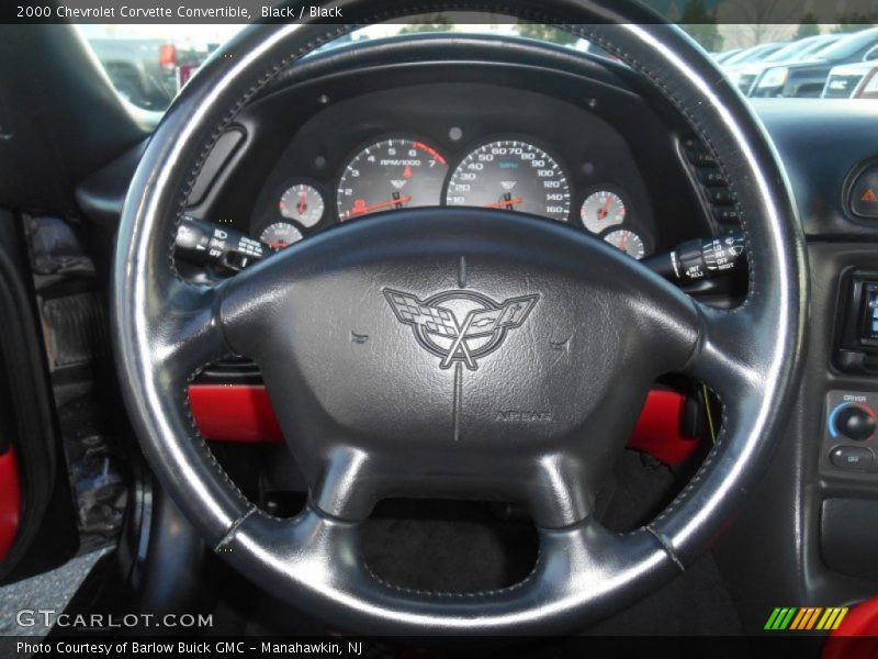 Black / Black 2000 Chevrolet Corvette Convertible