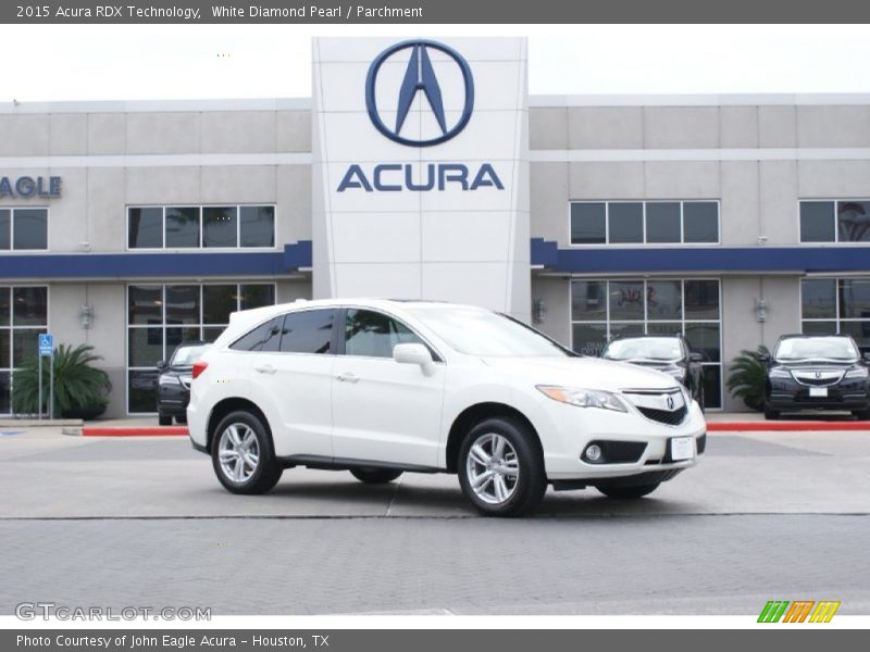 White Diamond Pearl / Parchment 2015 Acura RDX Technology