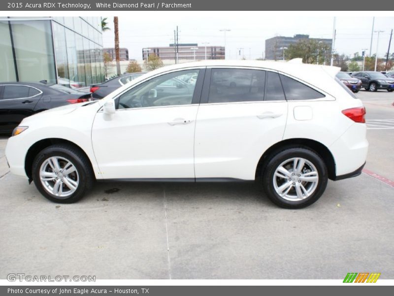 White Diamond Pearl / Parchment 2015 Acura RDX Technology