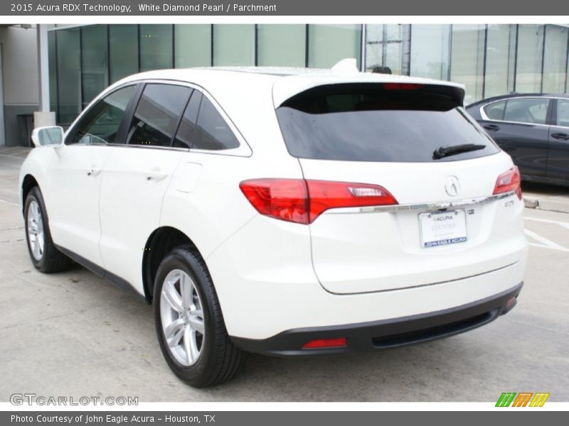 White Diamond Pearl / Parchment 2015 Acura RDX Technology