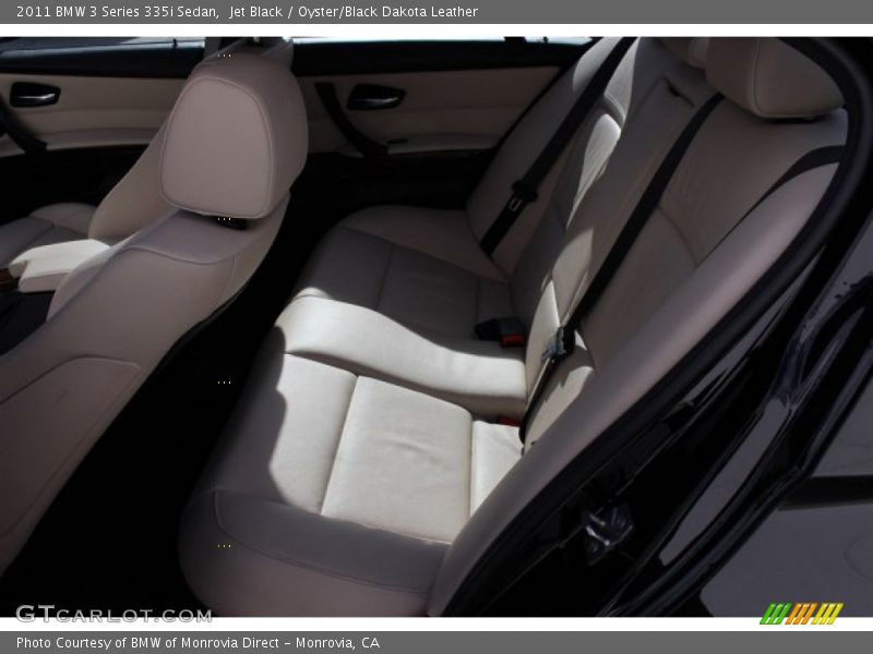 Jet Black / Oyster/Black Dakota Leather 2011 BMW 3 Series 335i Sedan