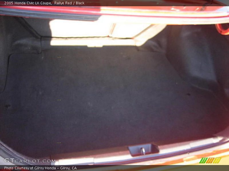 Rallye Red / Black 2005 Honda Civic LX Coupe