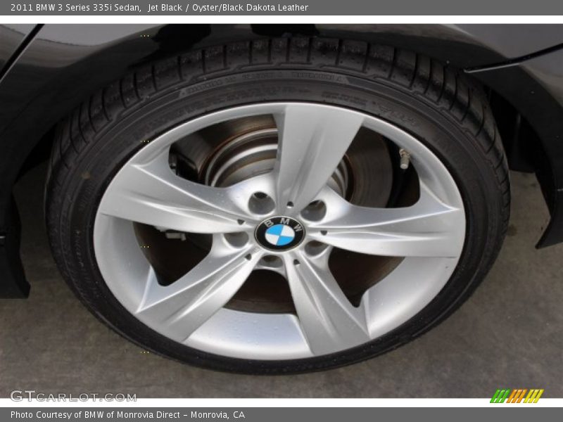 Jet Black / Oyster/Black Dakota Leather 2011 BMW 3 Series 335i Sedan