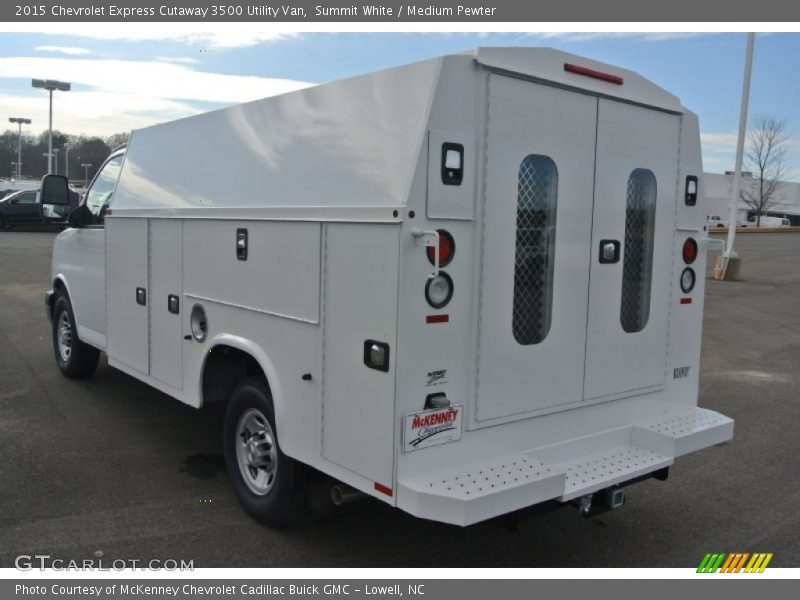 Summit White / Medium Pewter 2015 Chevrolet Express Cutaway 3500 Utility Van