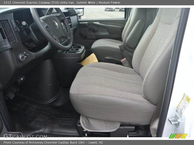 Summit White / Medium Pewter 2015 Chevrolet Express Cutaway 3500 Utility Van