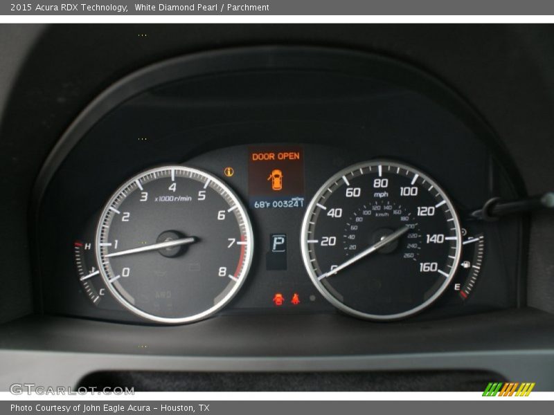 White Diamond Pearl / Parchment 2015 Acura RDX Technology