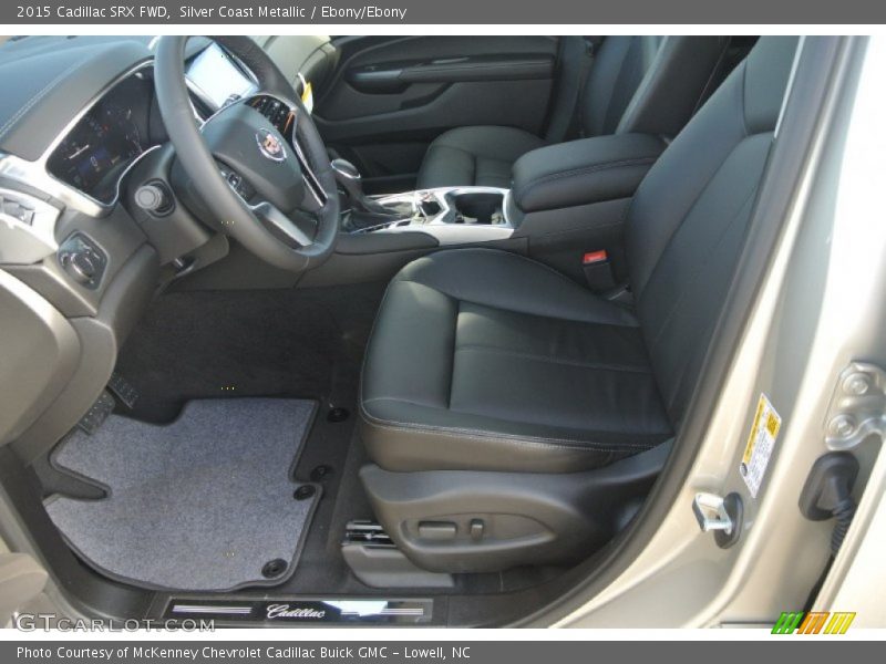 Silver Coast Metallic / Ebony/Ebony 2015 Cadillac SRX FWD