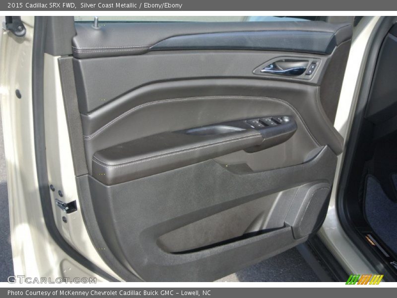 Silver Coast Metallic / Ebony/Ebony 2015 Cadillac SRX FWD