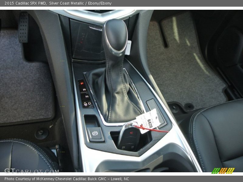 Silver Coast Metallic / Ebony/Ebony 2015 Cadillac SRX FWD