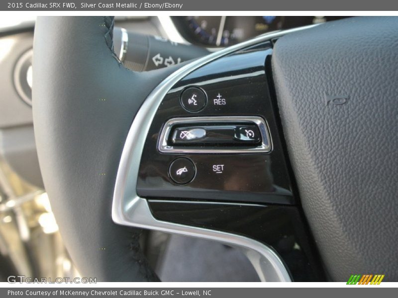 Silver Coast Metallic / Ebony/Ebony 2015 Cadillac SRX FWD