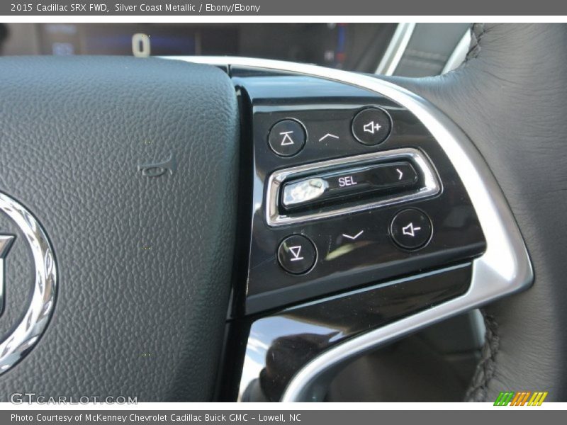 Silver Coast Metallic / Ebony/Ebony 2015 Cadillac SRX FWD