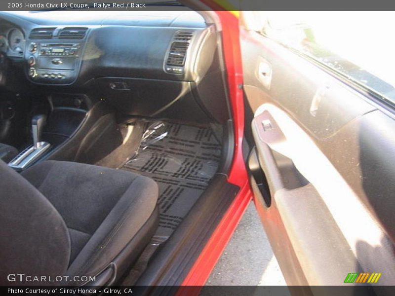 Rallye Red / Black 2005 Honda Civic LX Coupe