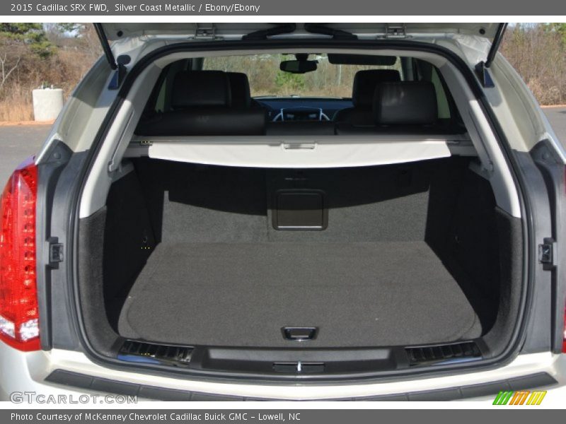 Silver Coast Metallic / Ebony/Ebony 2015 Cadillac SRX FWD