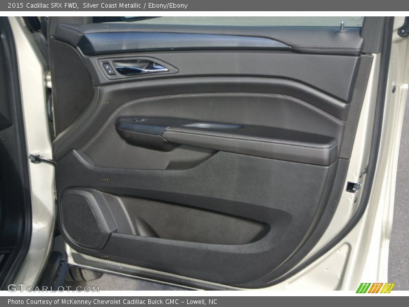 Silver Coast Metallic / Ebony/Ebony 2015 Cadillac SRX FWD