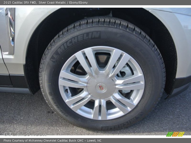 Silver Coast Metallic / Ebony/Ebony 2015 Cadillac SRX FWD