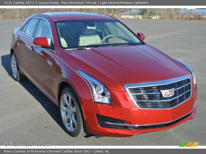 Front 3/4 View of 2015 ATS 2.5 Luxury Sedan