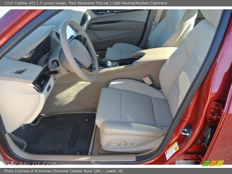 Front Seat of 2015 ATS 2.5 Luxury Sedan
