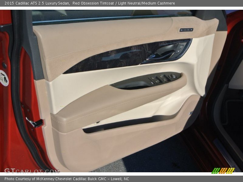 Red Obsession Tintcoat / Light Neutral/Medium Cashmere 2015 Cadillac ATS 2.5 Luxury Sedan