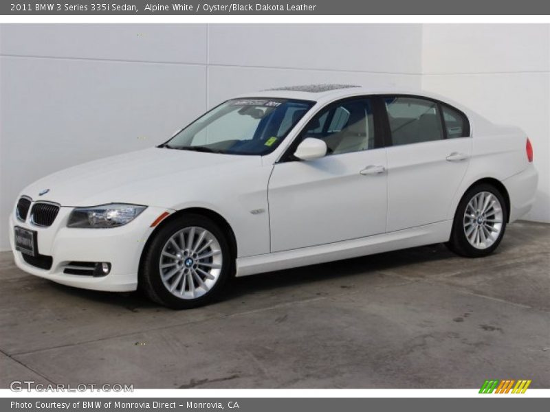 Alpine White / Oyster/Black Dakota Leather 2011 BMW 3 Series 335i Sedan
