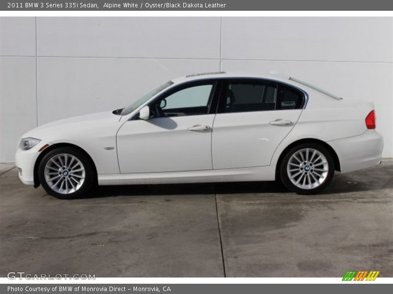 Alpine White / Oyster/Black Dakota Leather 2011 BMW 3 Series 335i Sedan