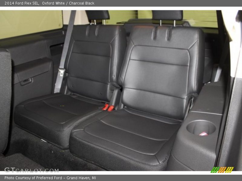 Oxford White / Charcoal Black 2014 Ford Flex SEL