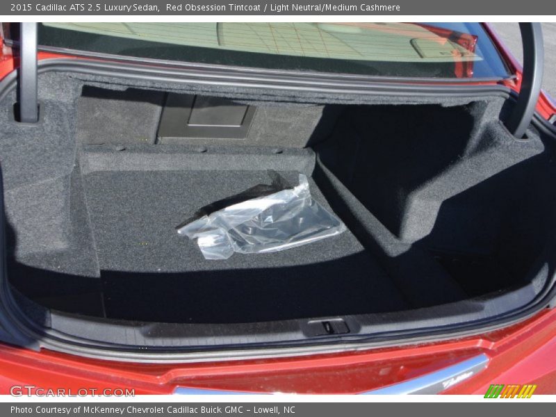 Red Obsession Tintcoat / Light Neutral/Medium Cashmere 2015 Cadillac ATS 2.5 Luxury Sedan